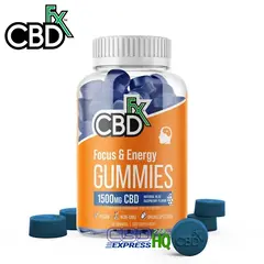 CBDfx CBD Gummies For Focus & Energy 1500mg
