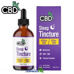 CBDfx CBD Oil Sleep Tincture 1000-4000mg, Sleep Tincture Strength: 4000mg