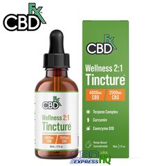 CBDfx Wellness CBD + CBG Oil Tincture 500-6000mg, Wellness Strength: 4000mg