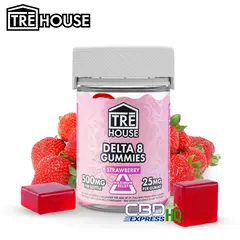 TRE House Delta 8 Gummies – Strawberry