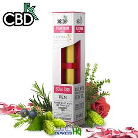 CBDfx CBD Terpenes Vape Pen Platinum Rose 50mg