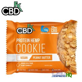 CBDfx CBD Vegan Protein Cookie - Peanut Butter