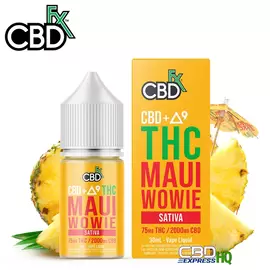 CBDfx Full Spectrum CBD + Delta-9 Vape Juice - Maui Wowie Sativa