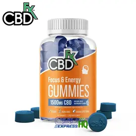 CBDfx CBD Gummies For Focus & Energy 1500mg