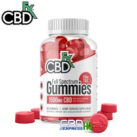 CBDfx Full Spectrum CBD Gummies Mixed Berry 1500mg