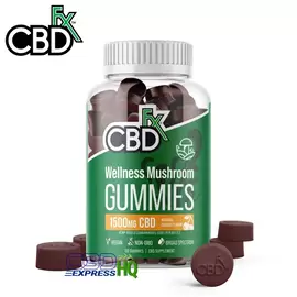 CBDfx CBD Gummies With Mushrooms for Wellness 1500mg