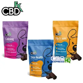 CBDfx CBD Dog Treats: Bundle Hard Chews