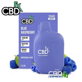 CBDfx CBD Vape Pen - Blue Raspberry 1500mg