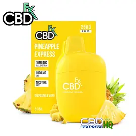 CBDfx Full Spectrum CBD Delta-9 Vape Pen - Pineapple Express Hybrid 1500mg