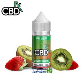 CBDfx Strawberry Kiwi CBD Vape Juice 500–2000mg, Vape Juice Strength: 1000mg