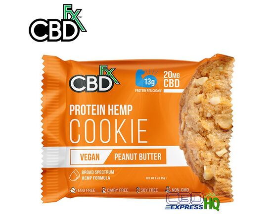 CBDfx CBD Vegan Protein Cookie - Peanut Butter