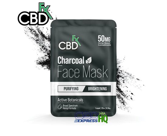CBDfx CBD Face Mask Charcoal, Face Mask Type: Charcoal