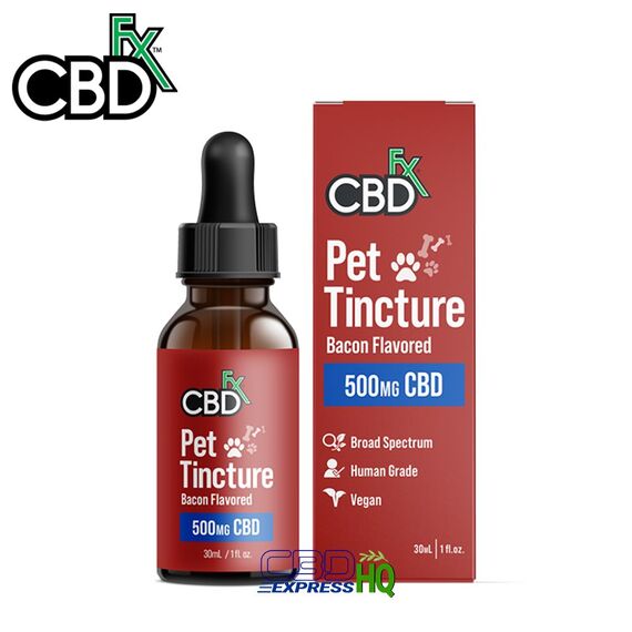 CBDfx CBD Oil For Dogs – Bacon Medium Breeds 500mg