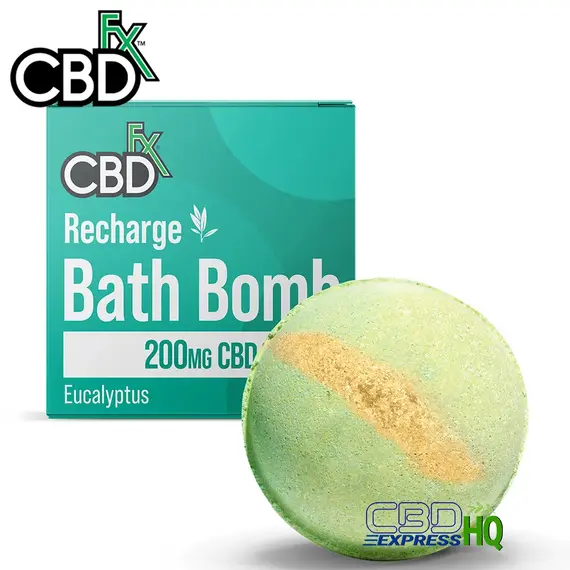 CBDfx CBD Bath Bombs – Hydrating Mango & Shea Butter, Scent / Effect: Hydrating Mango & Shea Butter, 3 image