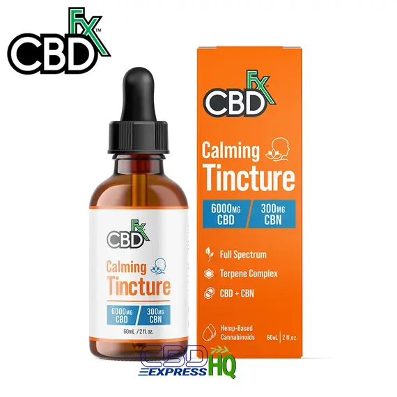 CBDfx Calming CBD + CBN Oil Tincture 500mg, Calming Strength: 500mg, 6 image