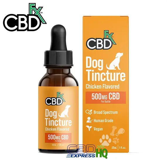 CBDfx CBD Oil For Dogs – Chicken Medium Breeds 500mg