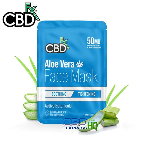 CBDfx CBD Face Mask - Aloe Vera, Face Mask Type: Aloe Vera, 2 image