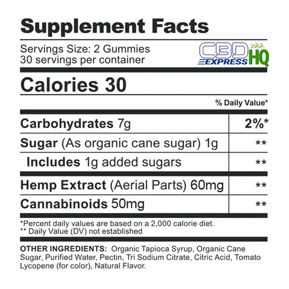 CBDfx CBD Gummies Mixed Berry Original 1500mg, Gummy Strength: 1500mg, 2 image