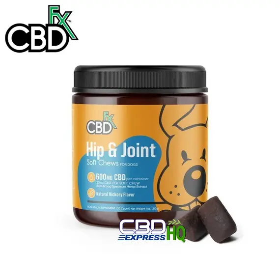 CBDfx CBD Dog Treats: Hip & Joint Soft Chews 600mg, Chew Type: Soft Chews, 2 image