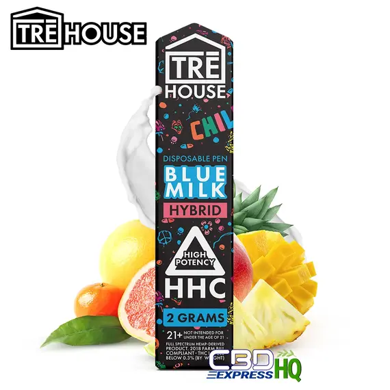 TRE House HHC Vape Pen – Blue Milk – Hybrid 2g